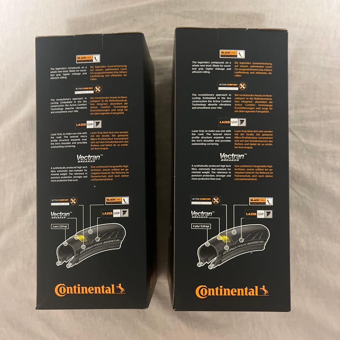 新品　コンチネンタル　grand prix 5000s TR 30c 2本