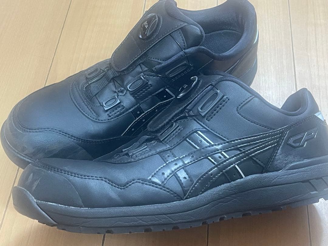 ASICS ダイヤル式安全靴 CP306 ブラック27.5