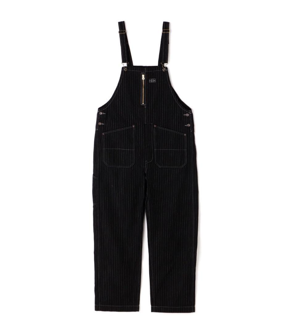 ショットschottオールドヒッコリー オーバーオール黒Mサイズ