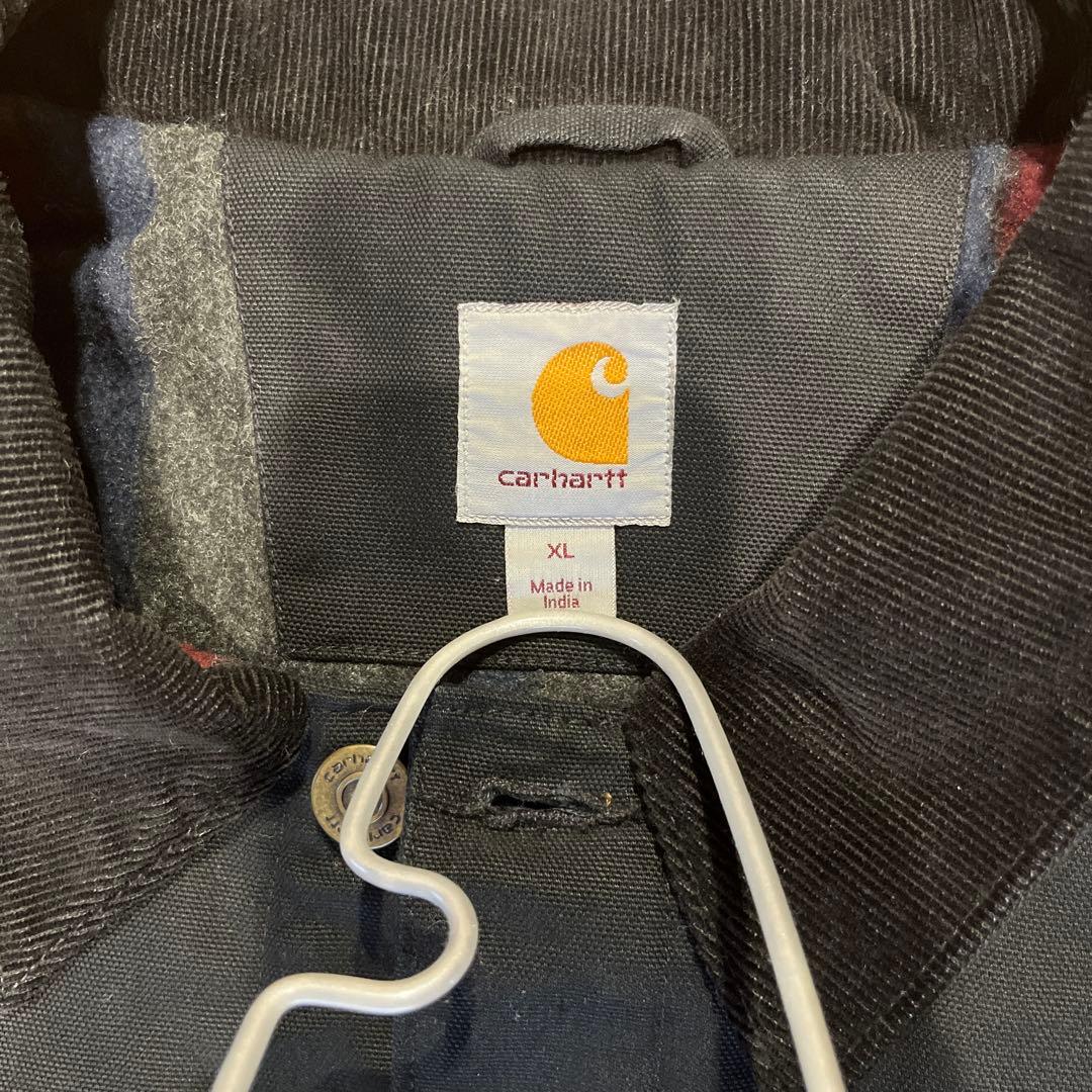 美品 carhartt カーハート　ミシガンチョアコート 黒