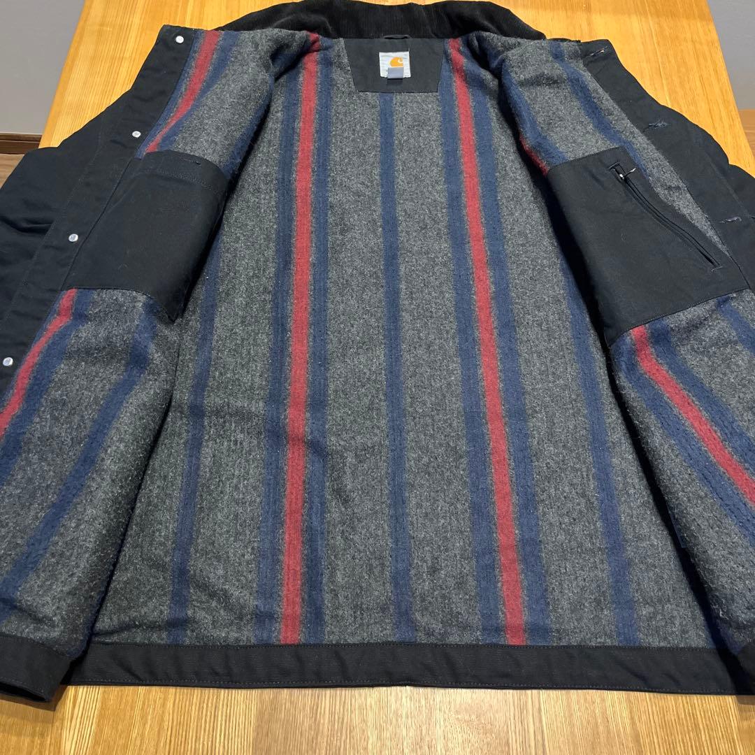 美品 carhartt カーハート　ミシガンチョアコート 黒