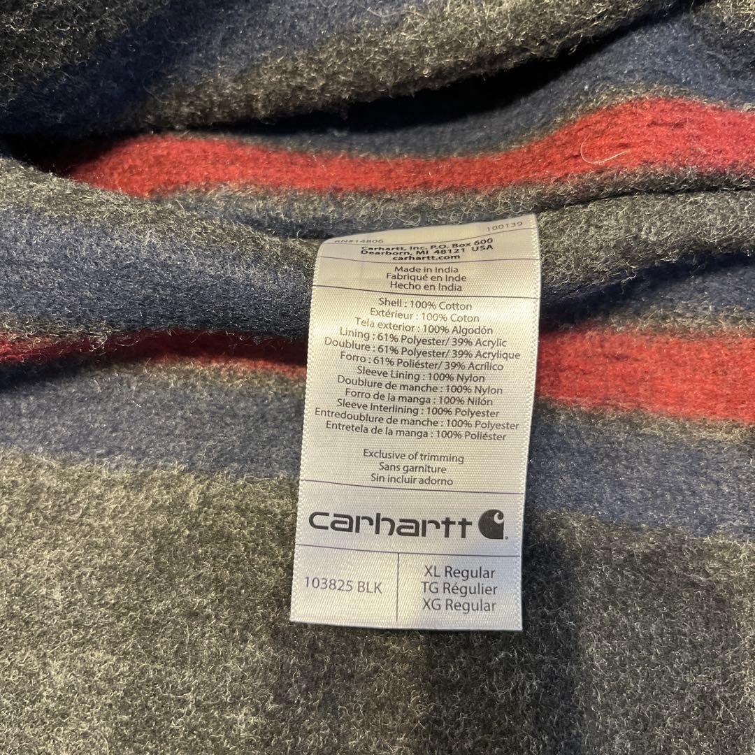 美品 carhartt カーハート　ミシガンチョアコート 黒