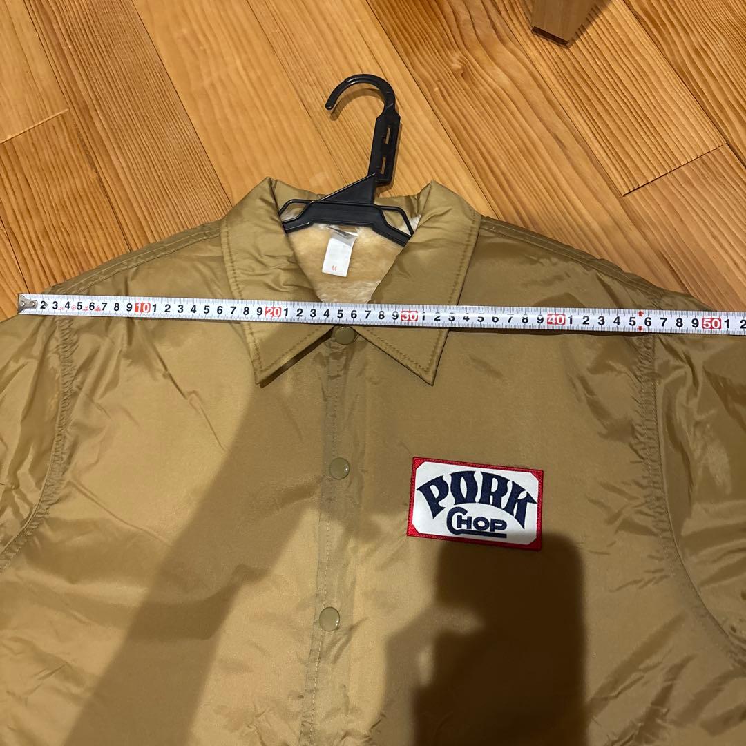 PORKCHOP ナイロンジャケット M ベージュ