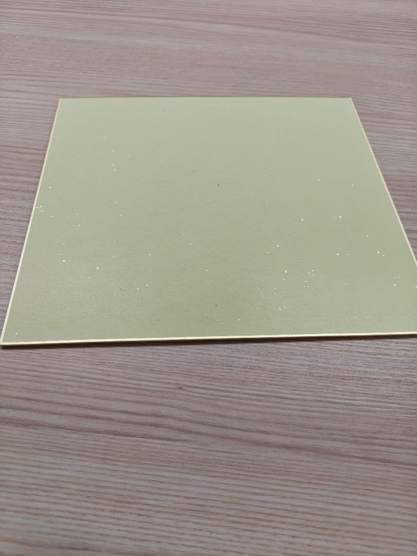 ちびまる子　手描きイラスト入りサイン色紙