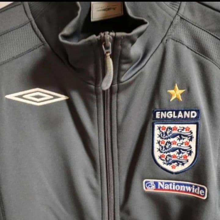 アンブロ イングランド代表 ジャージ 未使用品 ダークグレー L