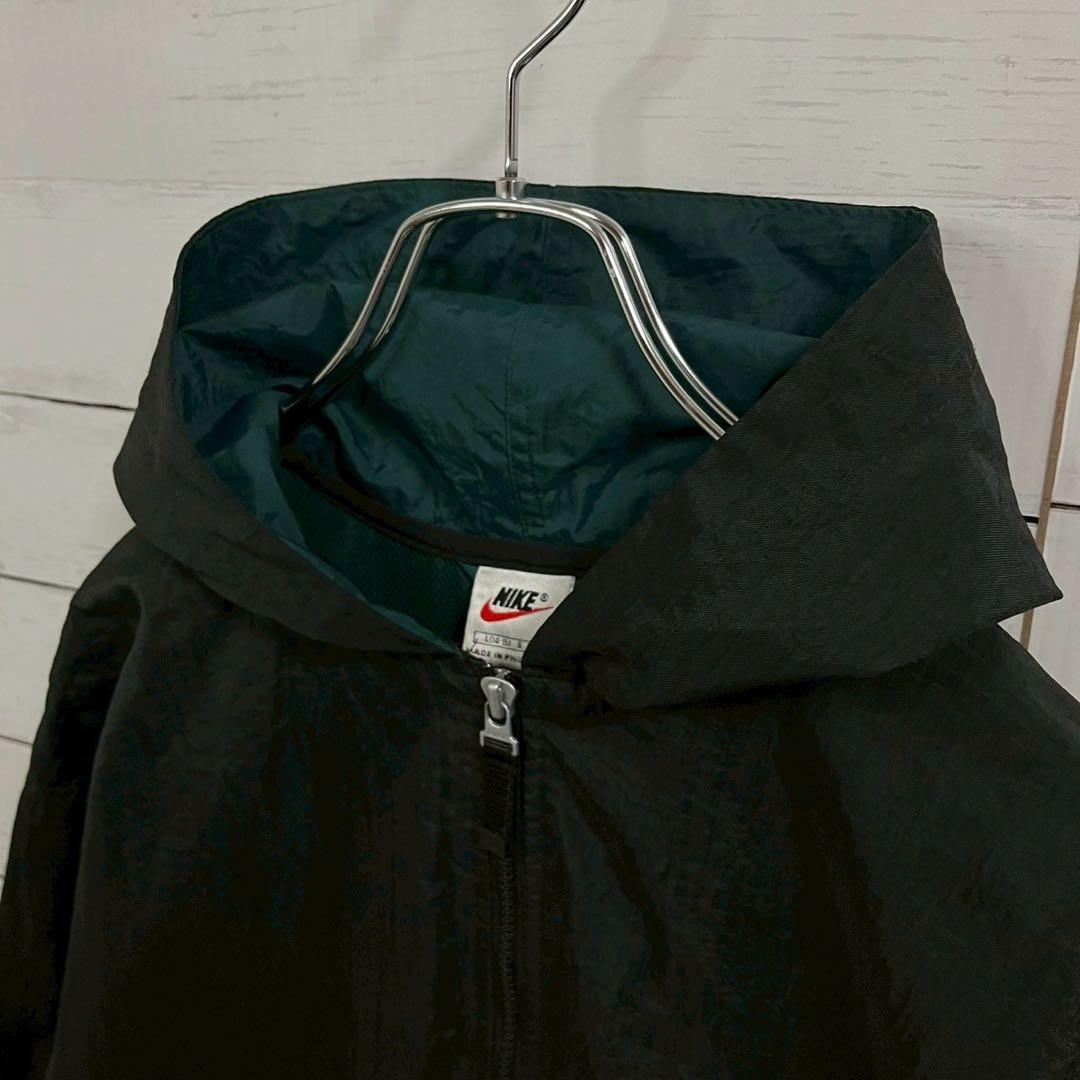 1【人気Lサイズ】ナイキ☆銀タグ ハーフジップ ナイロンジャケット☆7313
