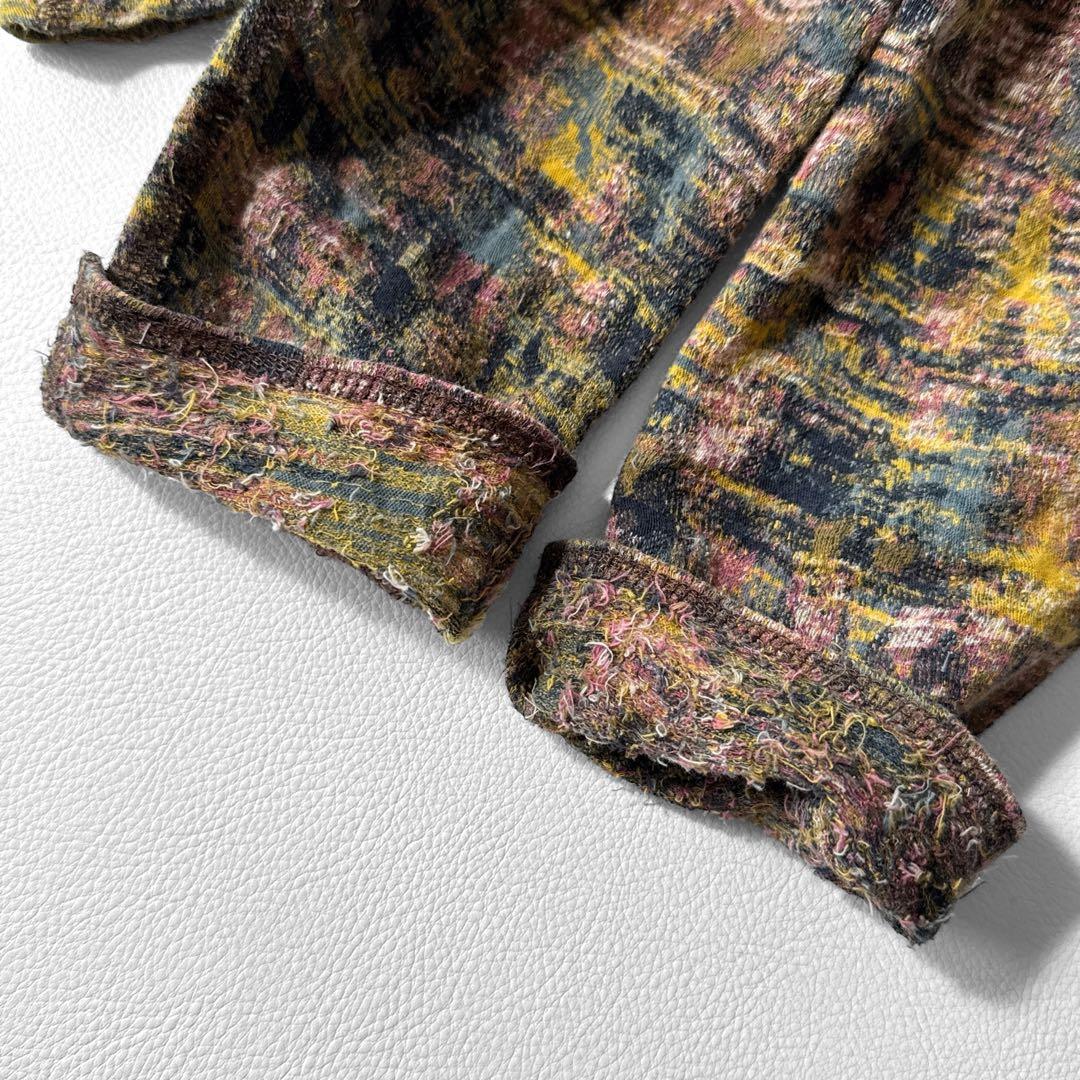 ヨーガンレール チュニック aライン ジャガード 総柄 綿 コットン M