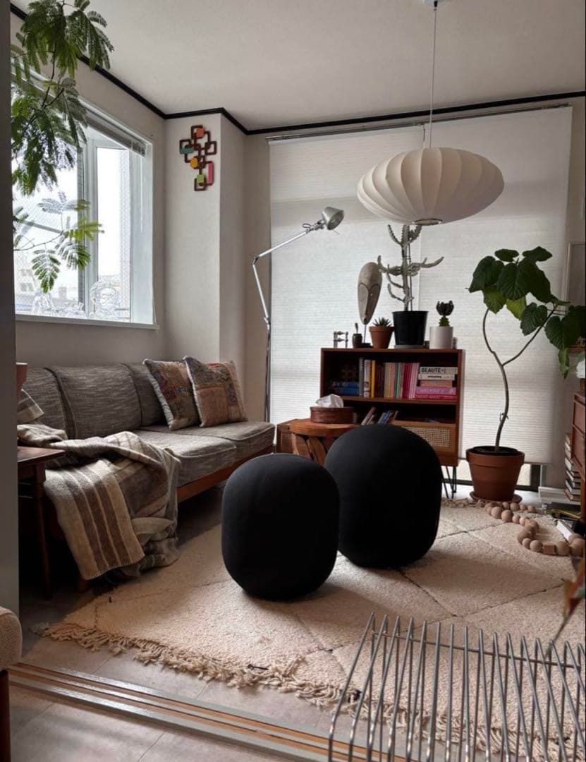 &MEDICAL MALLOW knit バランスボール ブラック　マロウ