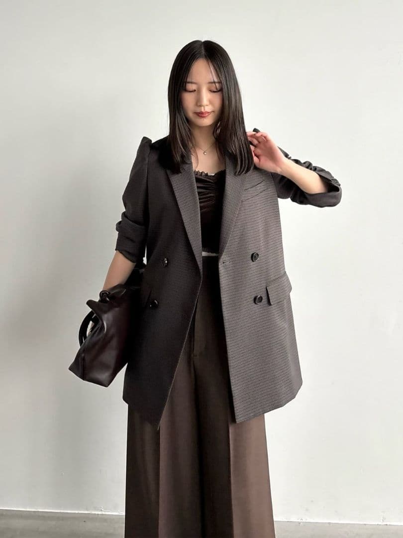 【完売入手困難】 ココディール 新品タグ付　ベロアビスチェキャミソール ブラウン