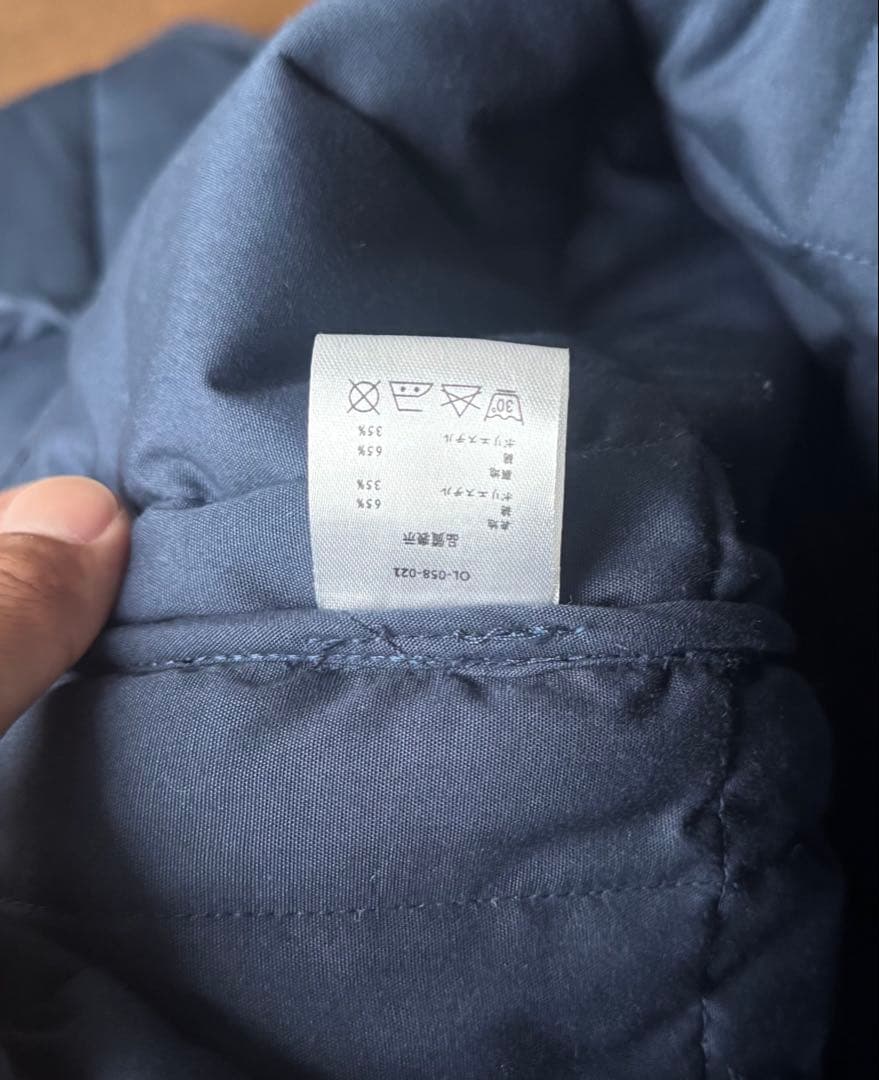 BLUCO ネイビー キルティングベスト Mサイズ