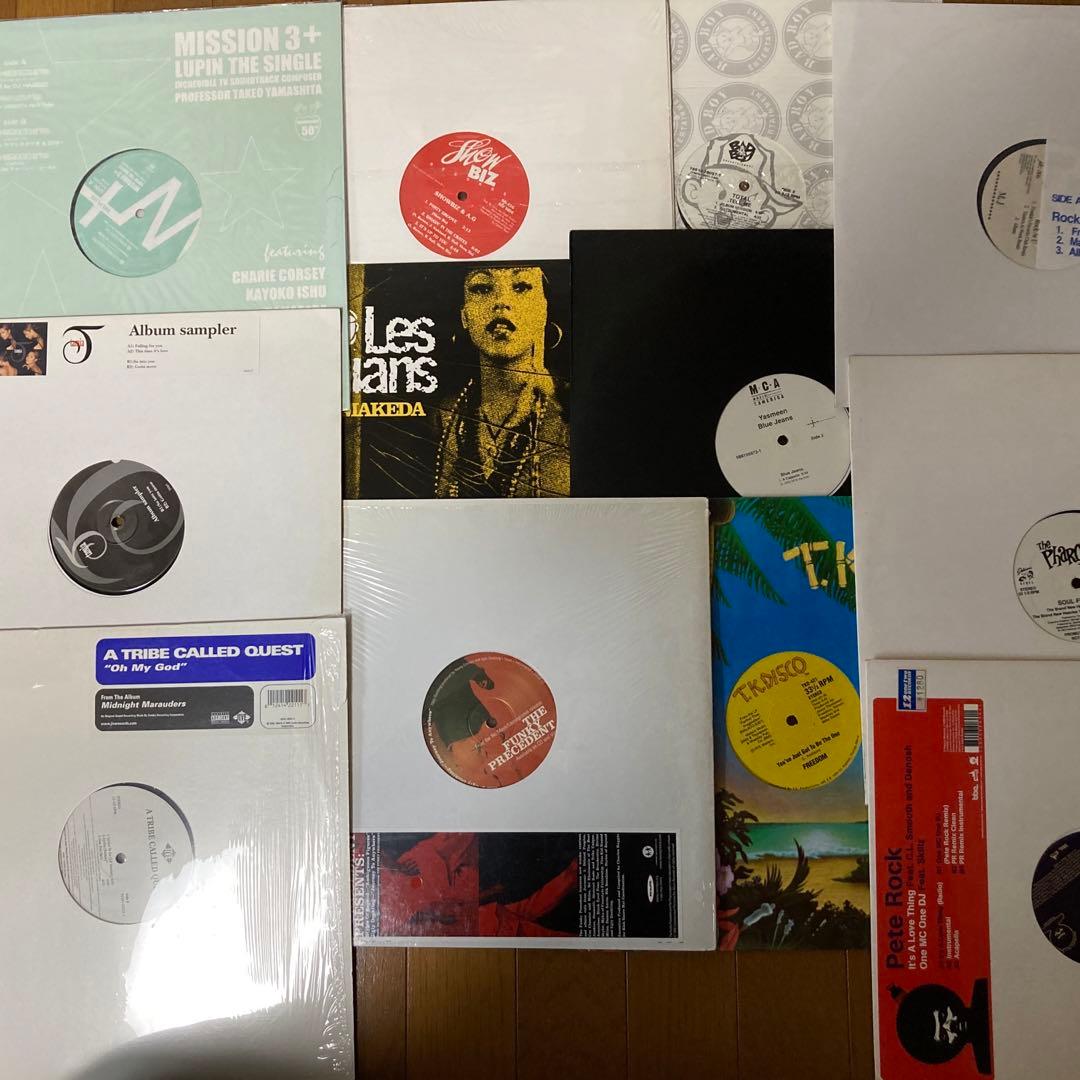 レコードbox付き•激レア多数‼️ hiphop r&b レコード約62枚