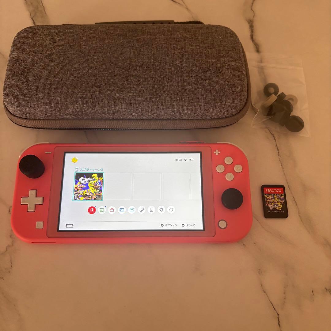 Switch Light コーラル本体+スプラトゥーン3ソフト