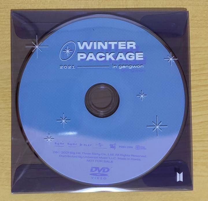 2021 BTS WINTER PACKAGE JIN JIMIN 【DVD】