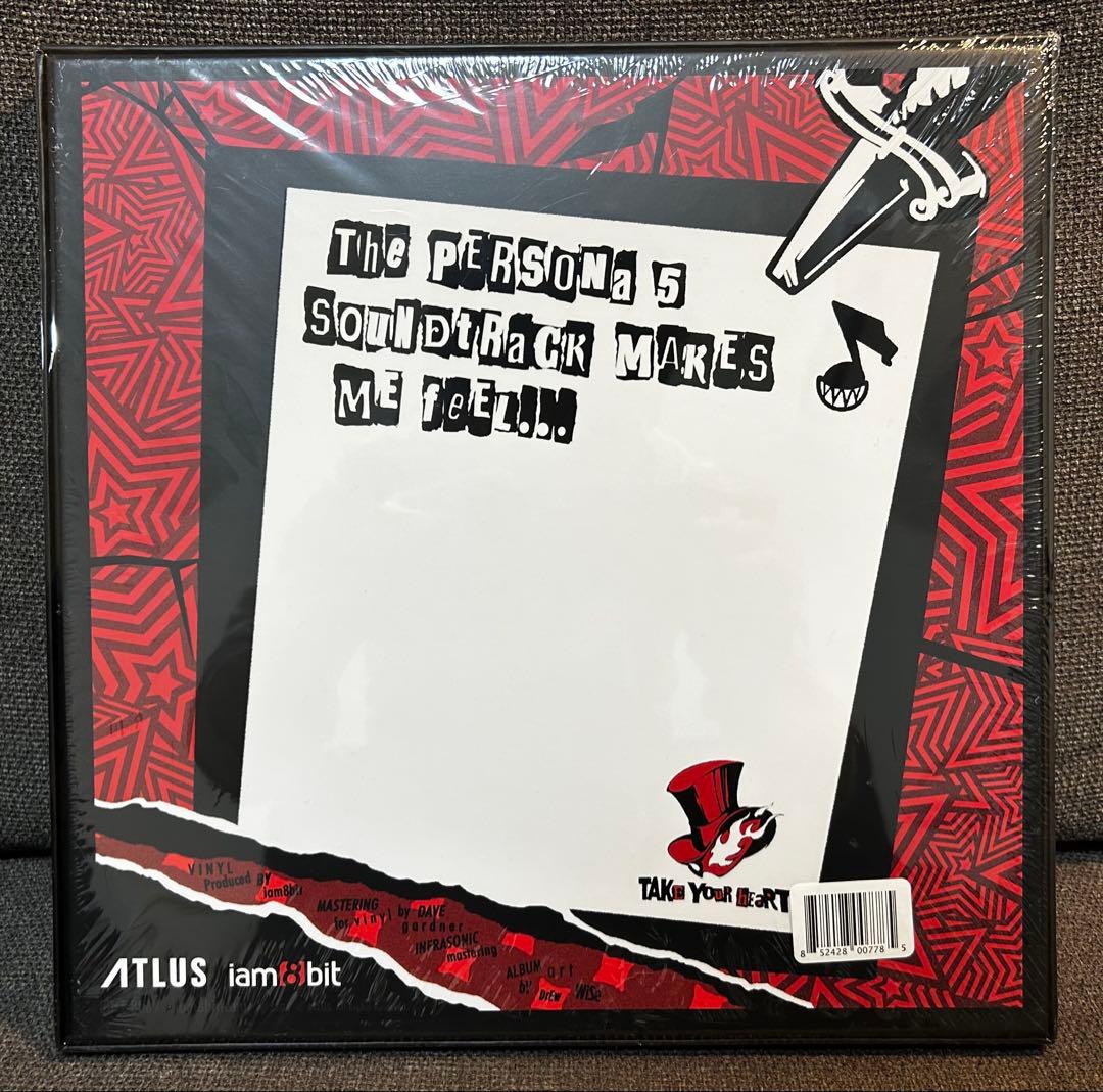 新品未開封　ペルソナ5 レコード　LP4枚組 BOX