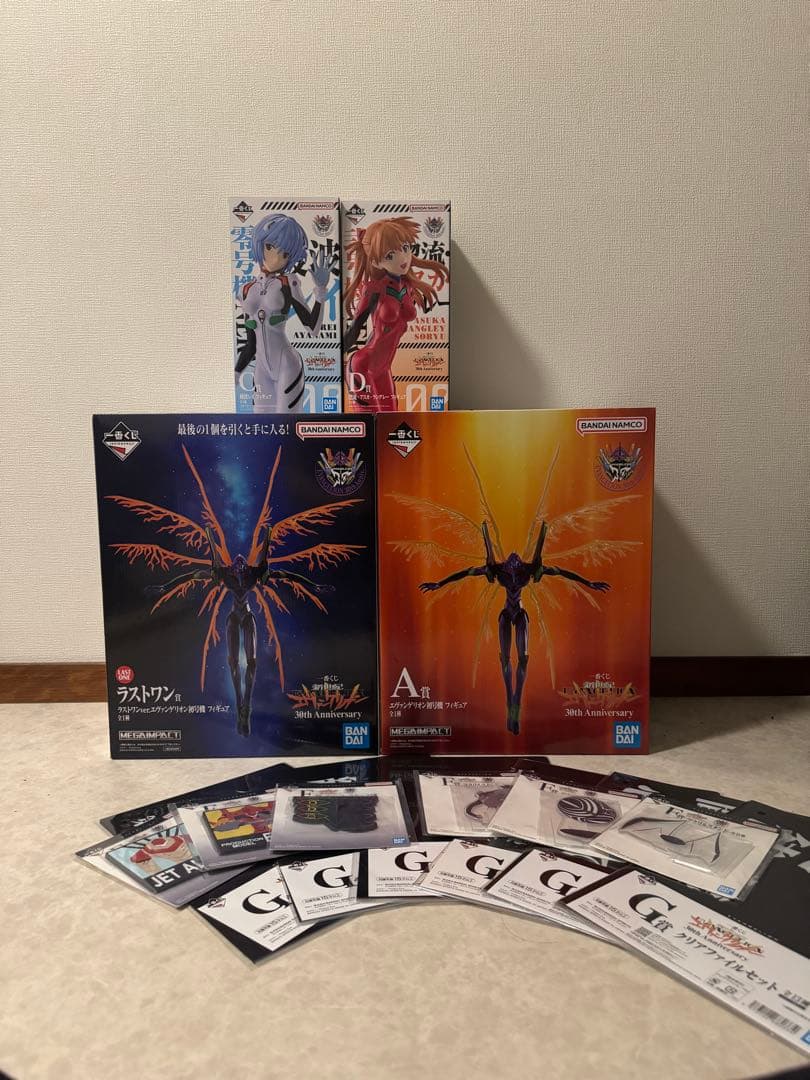 エヴァンゲリオン　一番くじ　ラストワン、A賞、C賞、D賞、E賞 、F賞、G賞