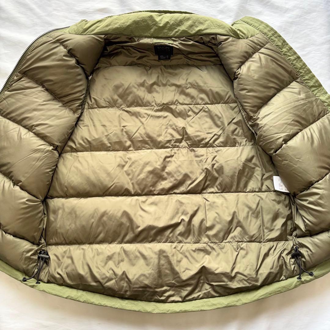 【極美品】　SHIPS別注　TAION ビッグシルエット ミリタリーダウンベスト