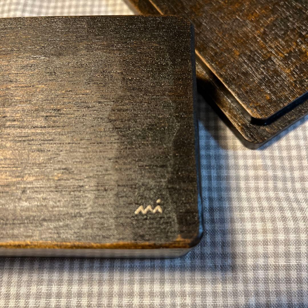 三谷龍二さん　弁当箱　黒漆