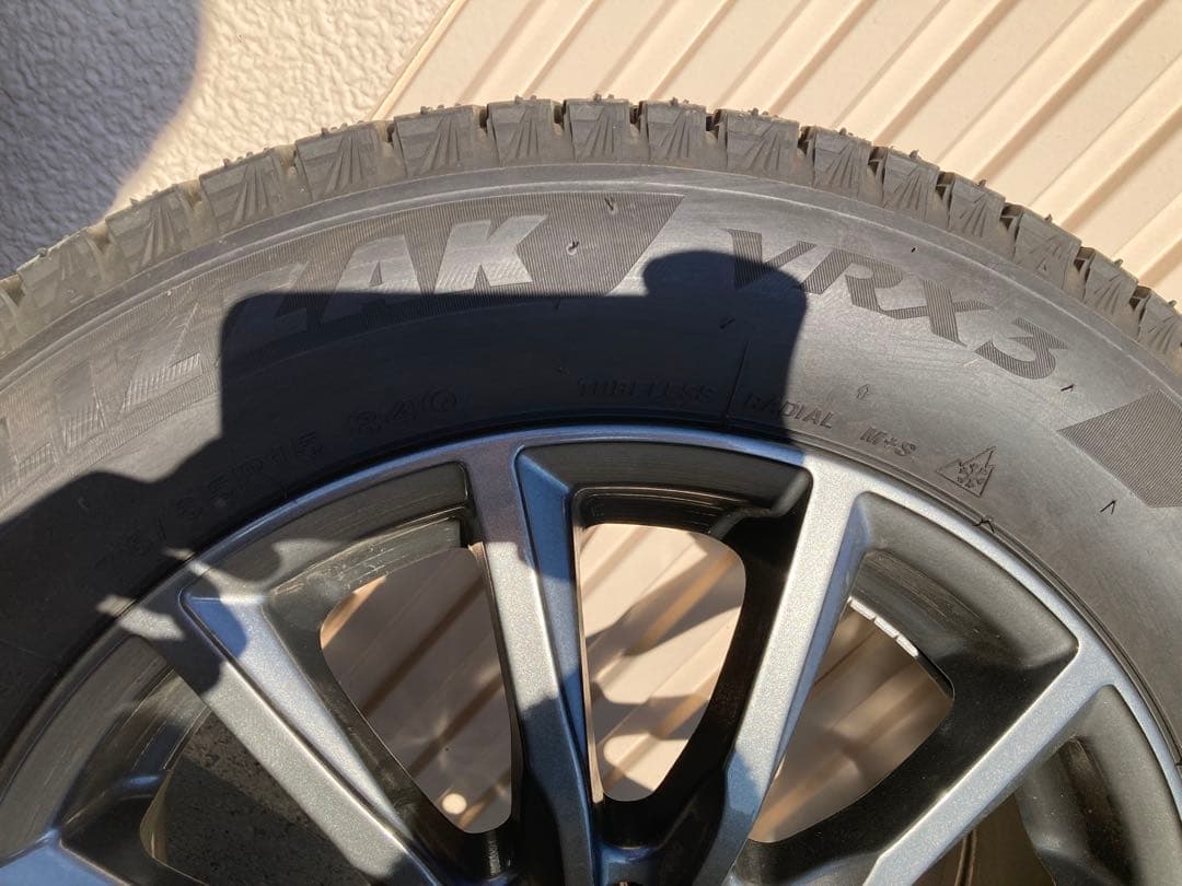 ブリヂストン スタッドレス4セット 175/65R15 BLIZZAK VRX3