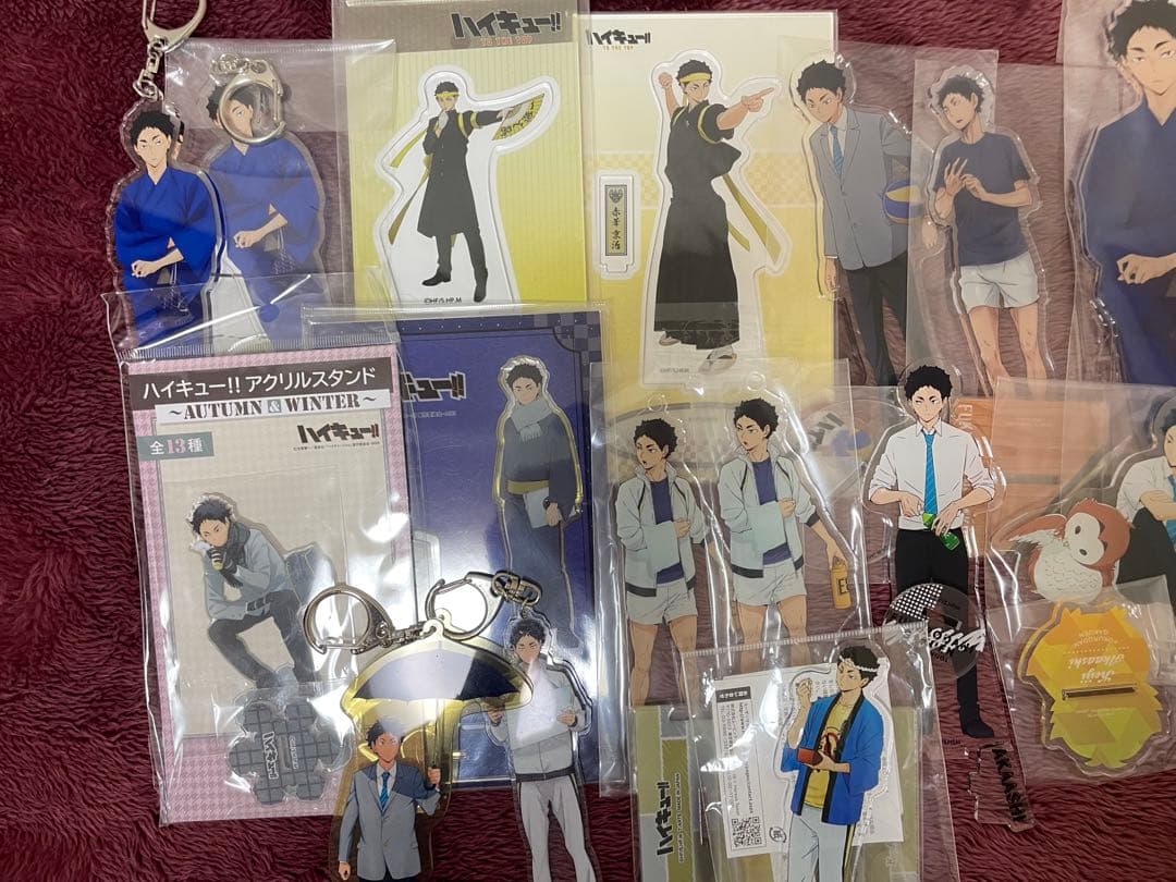 ハイキュー‼︎ 赤葦京治　アクリルスタンド　アクリルキーホルダー　まとめ売り