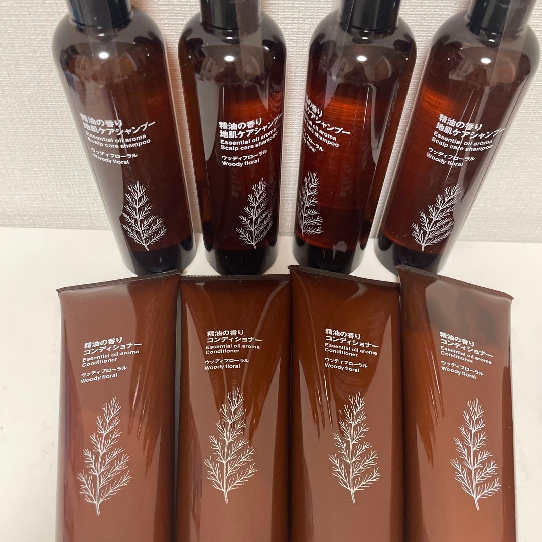 無印良品 精油の香り　ケアシャンプー　コンディショナー　ウッディーフローラル