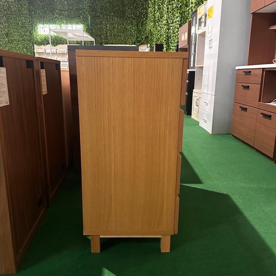 無印良品 木製チェスト４段 収納 ナチュラル 家具 B107