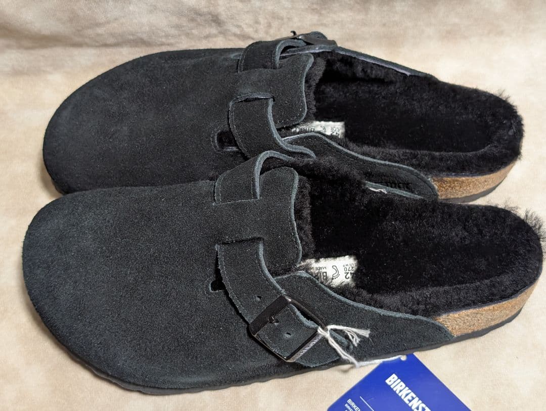 【未使用品】BIRKENSTOCK ボストンファー
