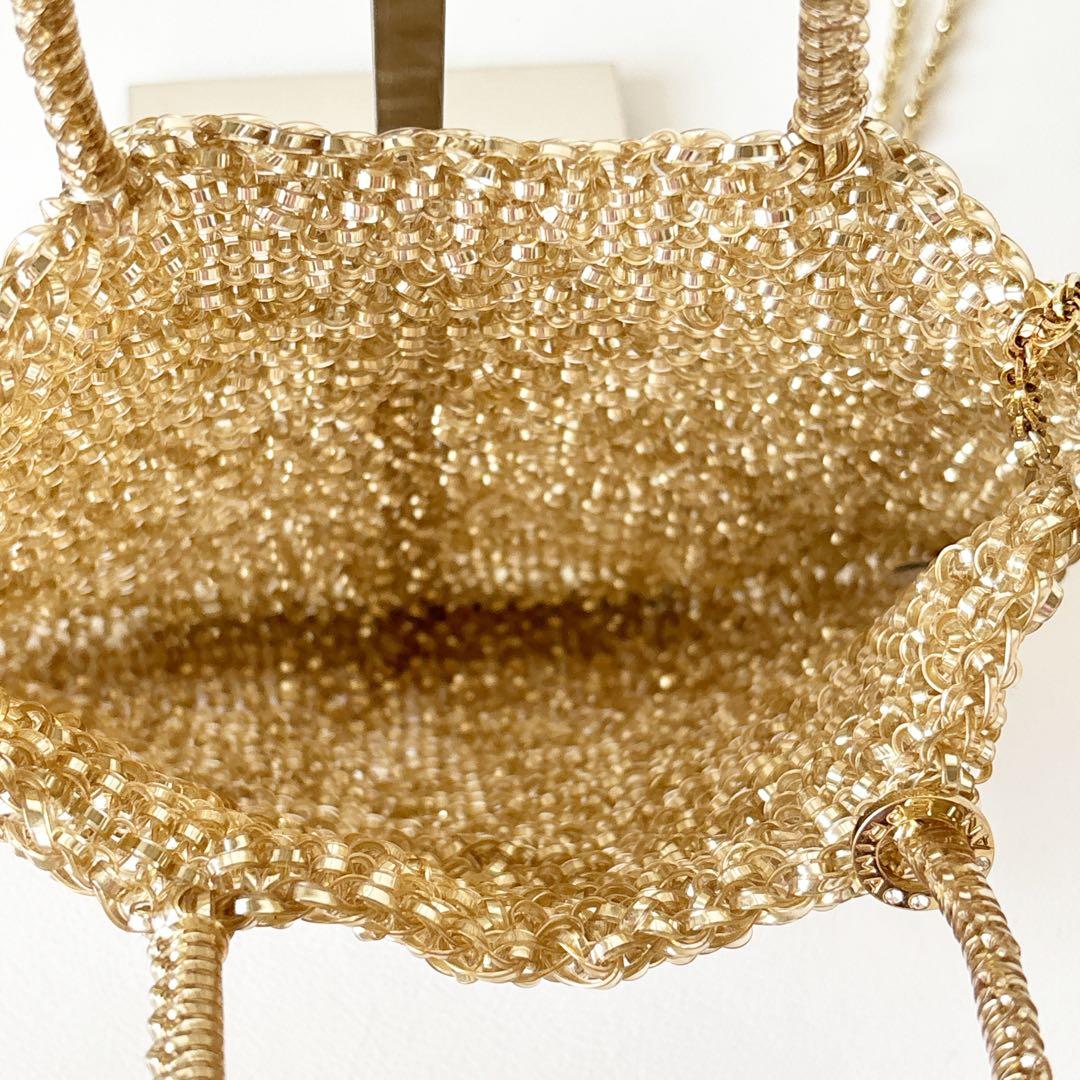 ANTEPRIMA スタンダード スクエア ミディアム ゴールド　チェーン