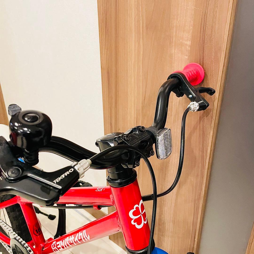 ◆美品◆ヨツバサイクル◆18インチ◆グリップ新品◆ヘルメット付き◆愛知県◆