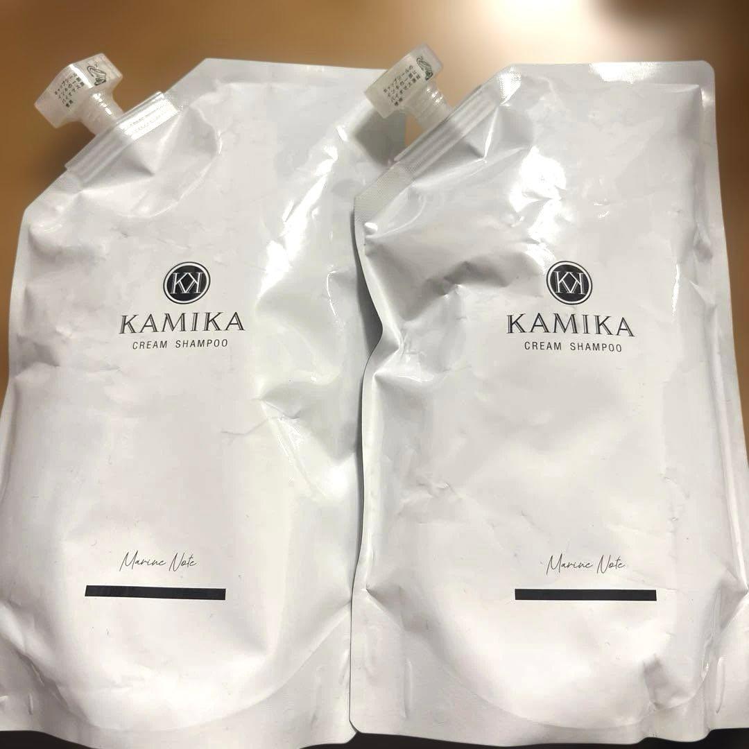 KAMIKA カミカ 【未開封】クリームシャンプー 600ｇ×2個セット