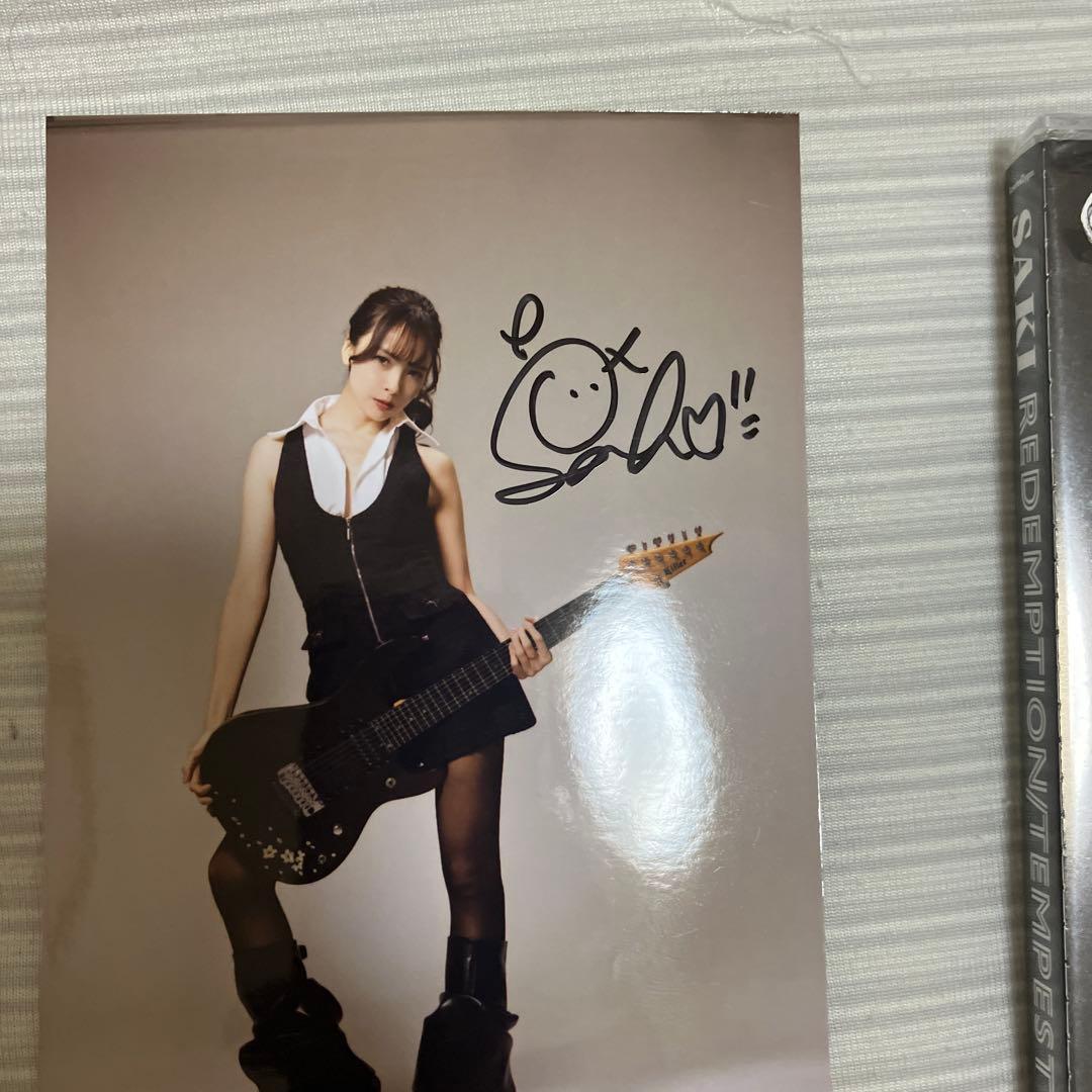 saki redemption tempest CD サイン入り写真