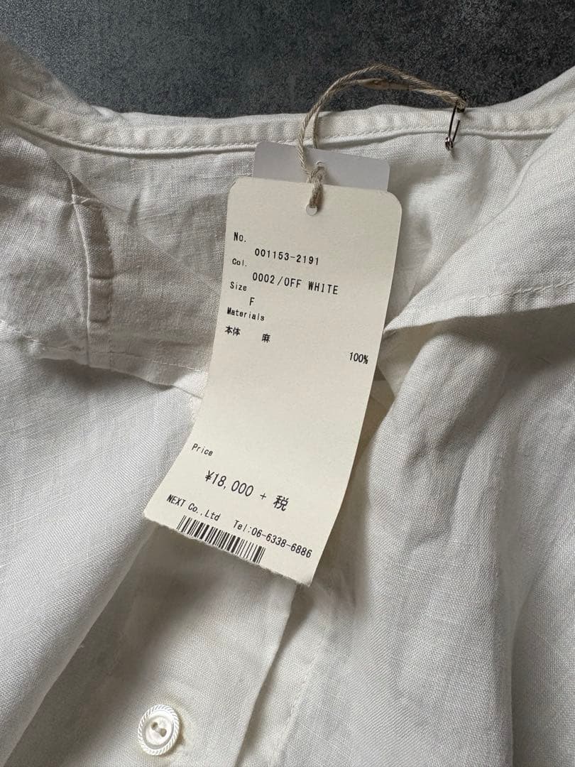 【新品未使用】ネストローブ nestrobe セーラーリネンブラウス