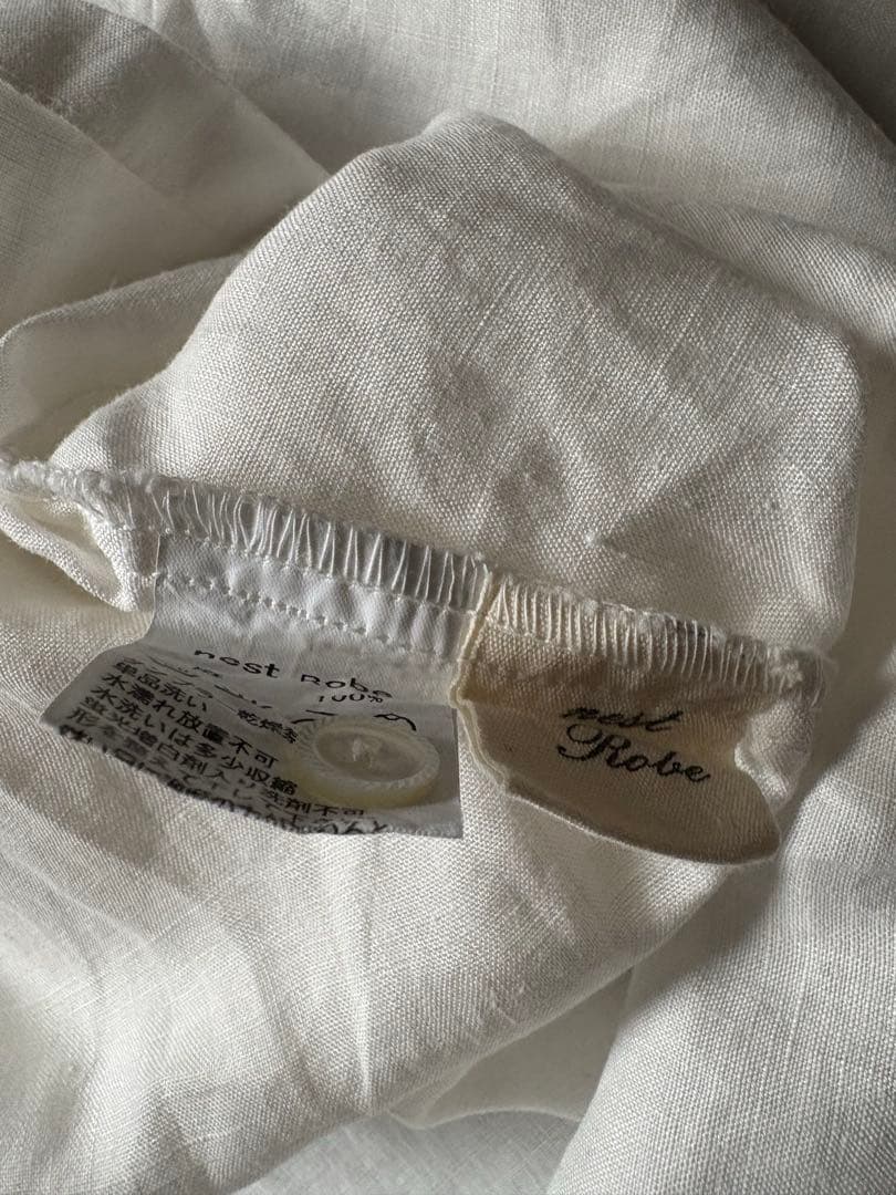 【新品未使用】ネストローブ nestrobe セーラーリネンブラウス