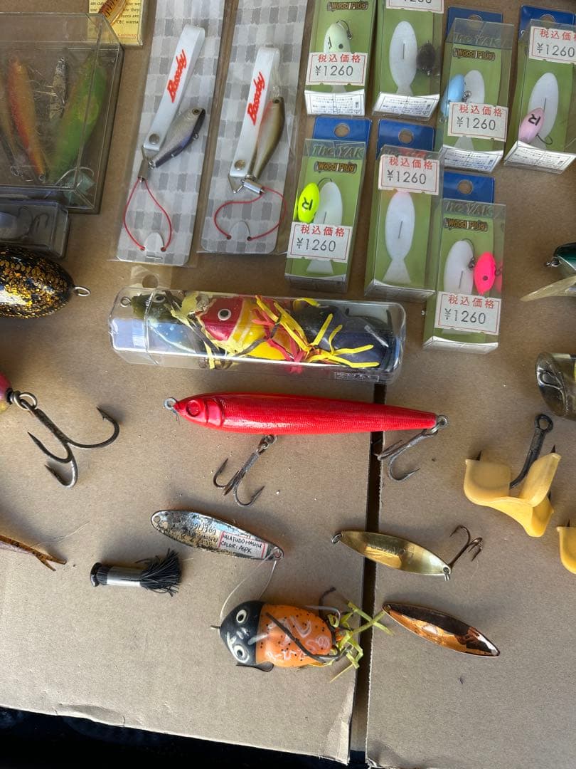 ハードルアーとナイロンラインセット