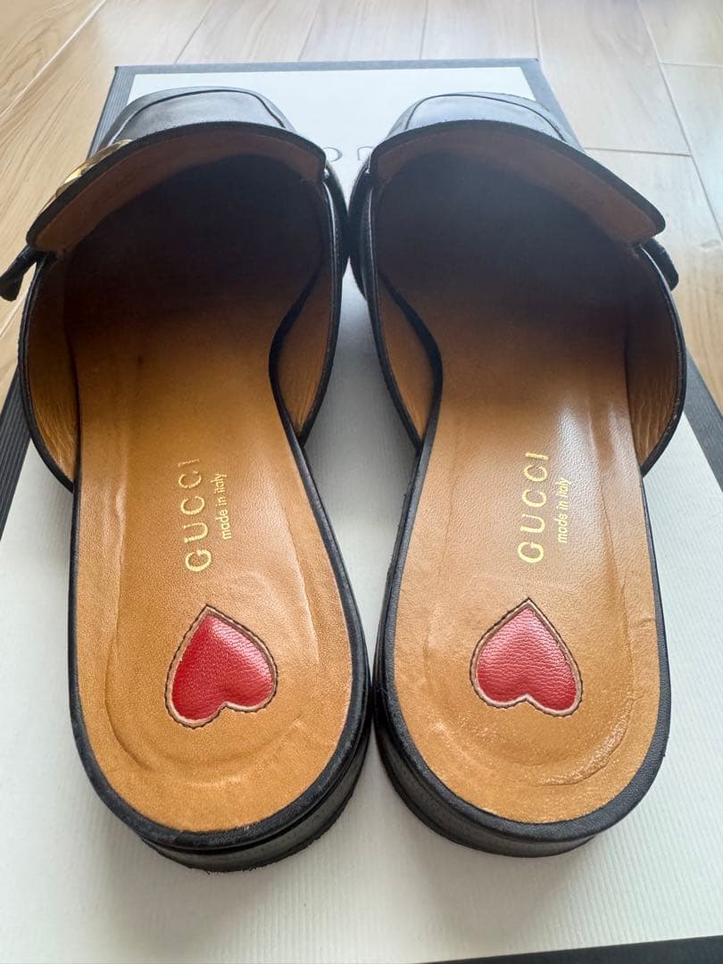 GUCCI マーモント　レディース　ミュール スリッパ　サイズ38