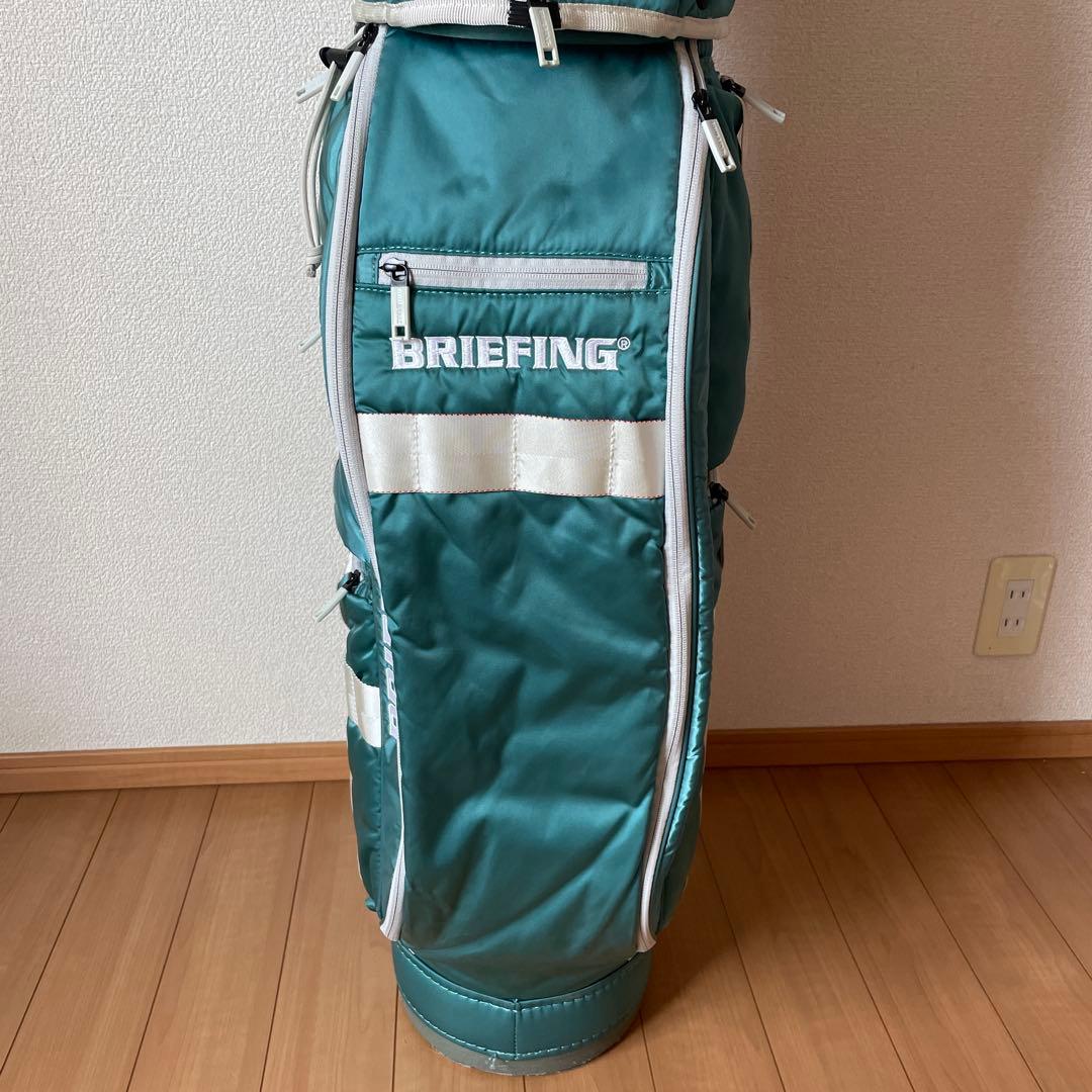 BRIEFING ゴルフバッグ ヘッドカバーセット　ピーコックグリーン