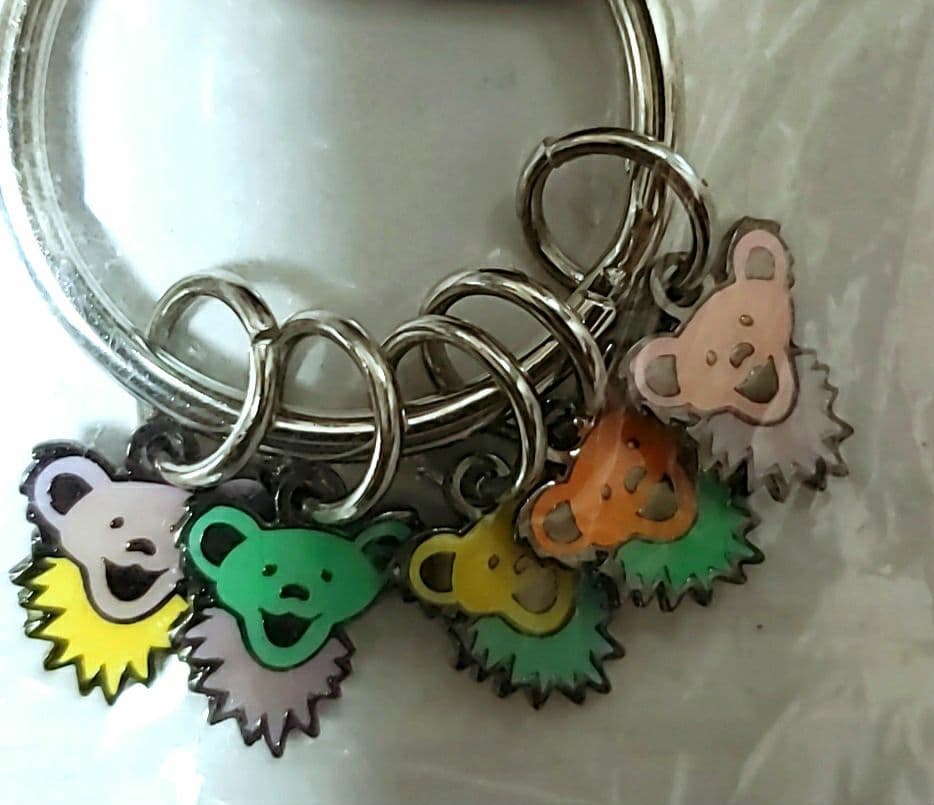 新品未開封レア！Grateful Dead カラフル キーホルダー４種セット