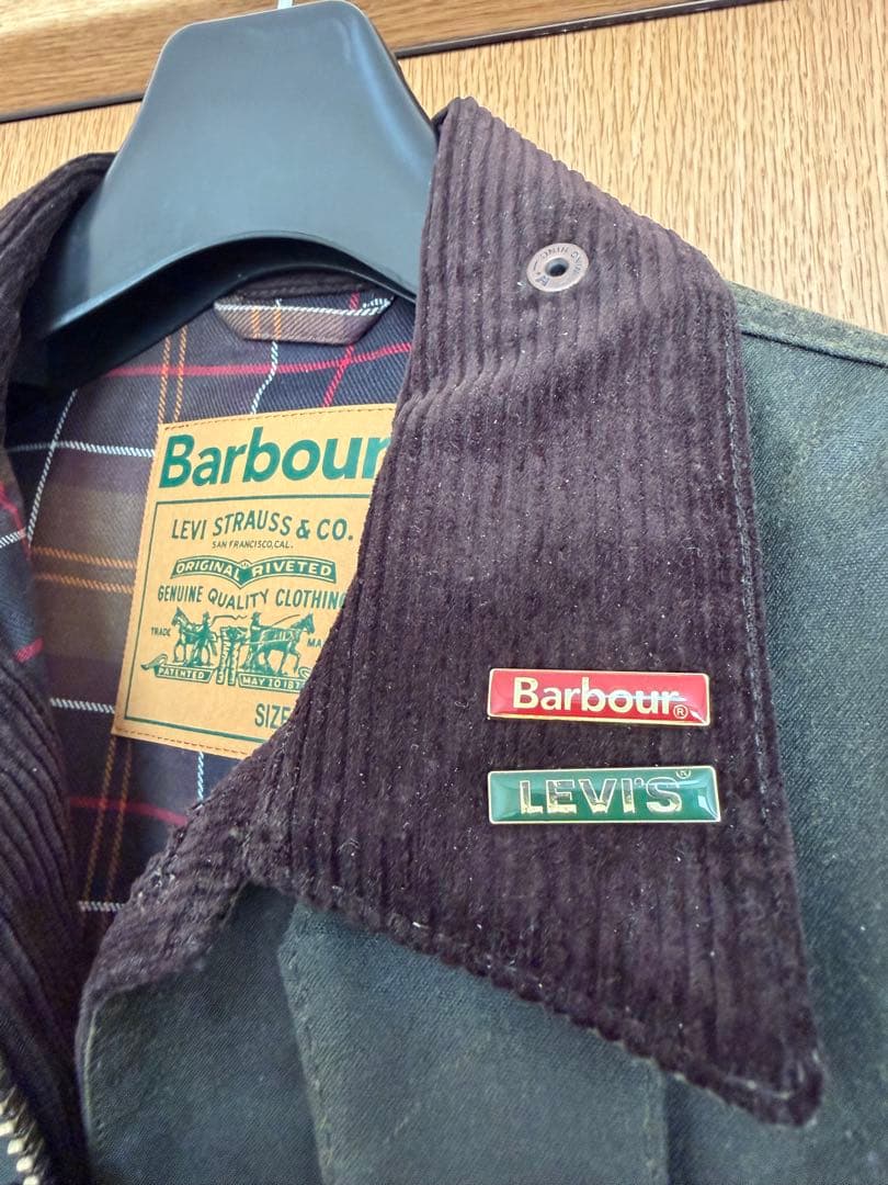 Levi’s Barbour Type2 ワックス トラッカー ジャケット S