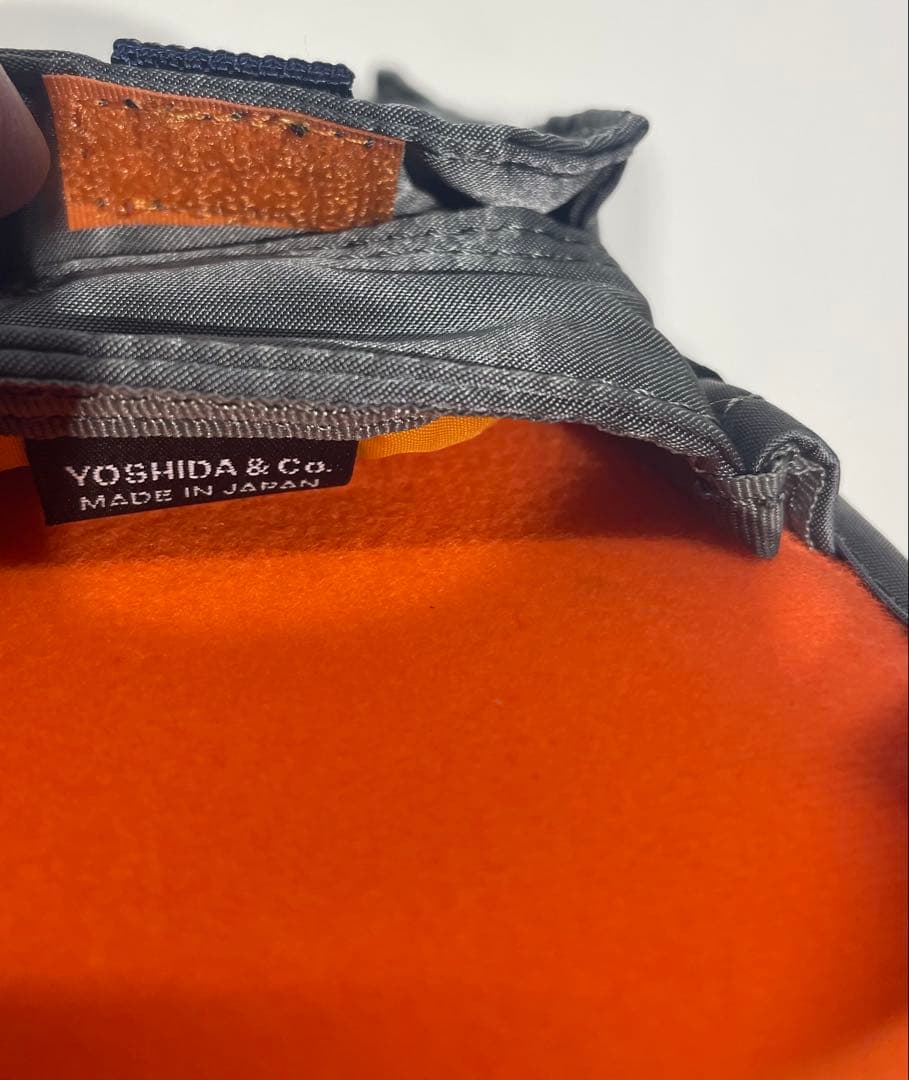 PORTER EXCHANGE GPS HOLDER シルバーグレー/オレンジ