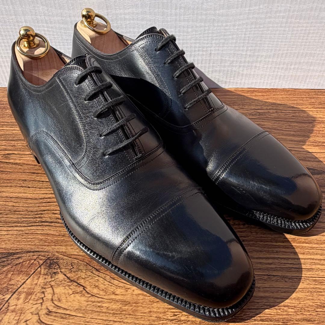 Stefano Bemer ストレートチップ 43.5 黒 内羽根 純正ツリー付