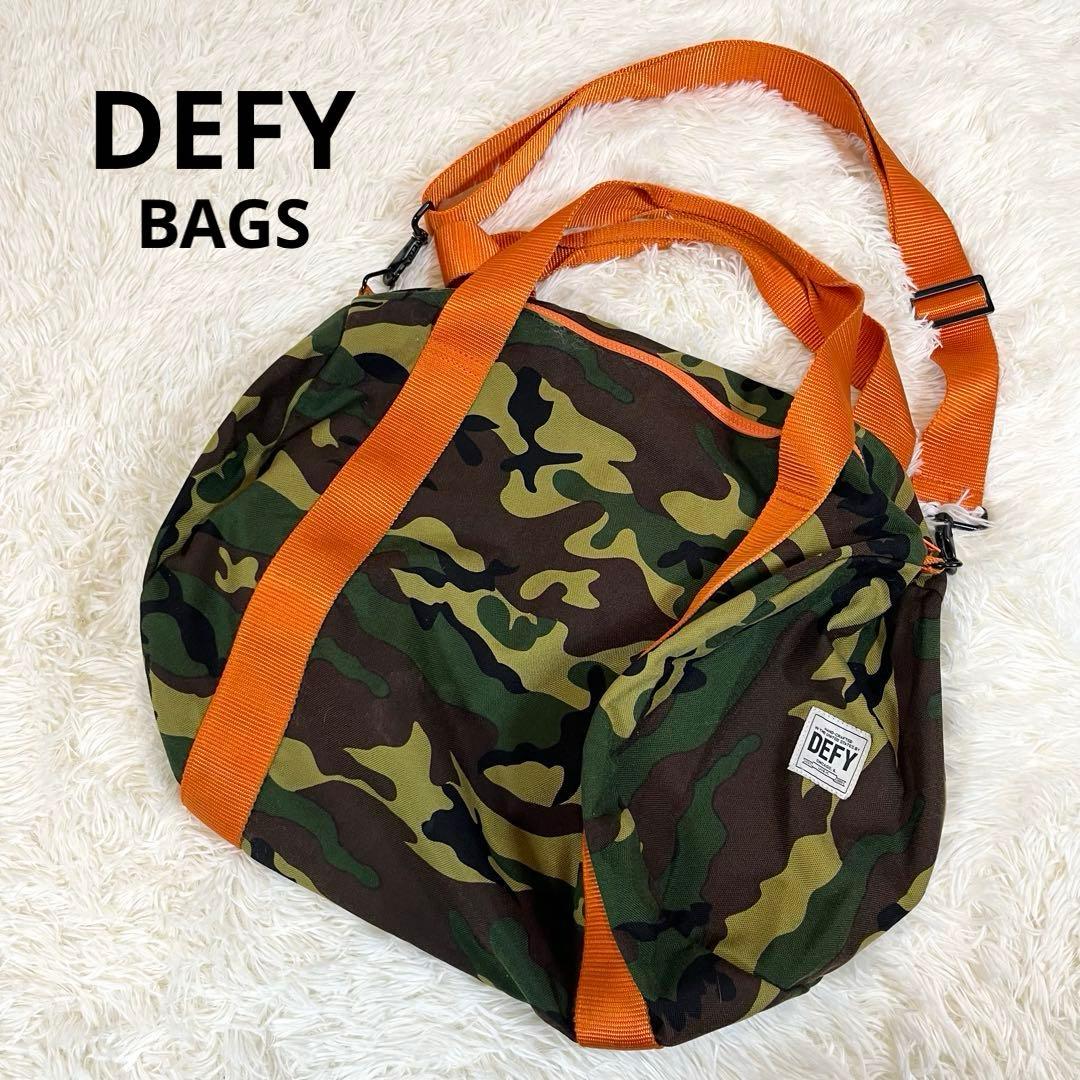 DEFY BAGS ディフィ 俵 ボストンバッグ 迷彩柄 派手 大容量 アメカジ