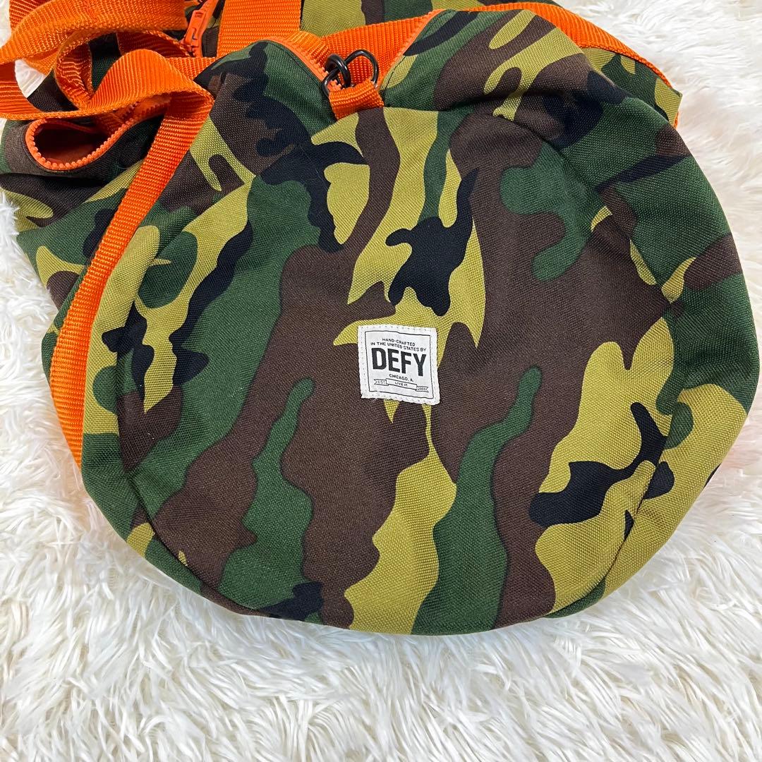 DEFY BAGS ディフィ 俵 ボストンバッグ 迷彩柄 派手 大容量 アメカジ