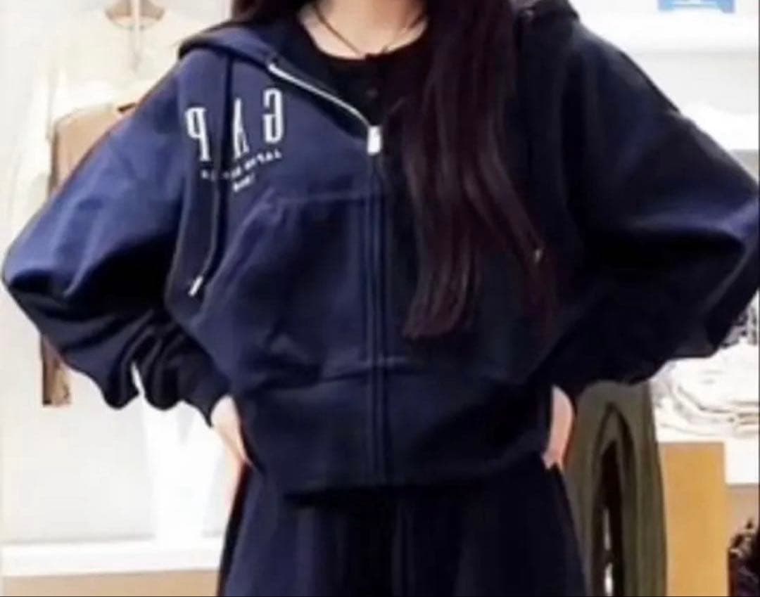 GAP 30th 30周年アニバーサリー ヘビーウェイト パーカー ネイビー