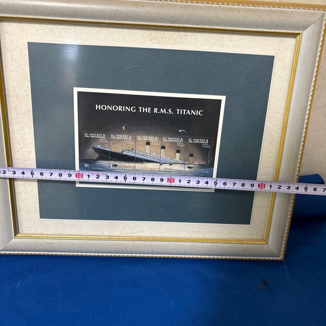 R.M.S. TITANIC 切手額装品