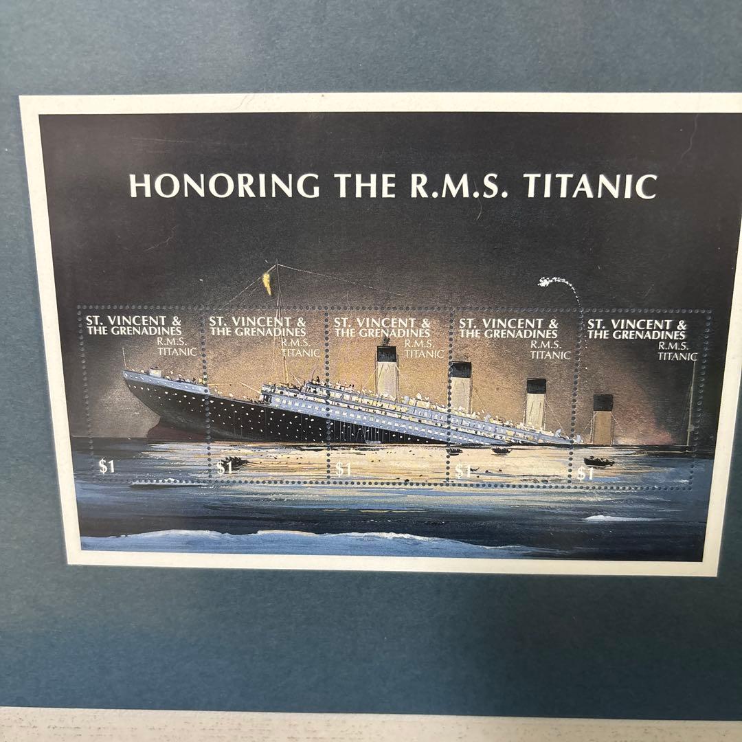 R.M.S. TITANIC 切手額装品