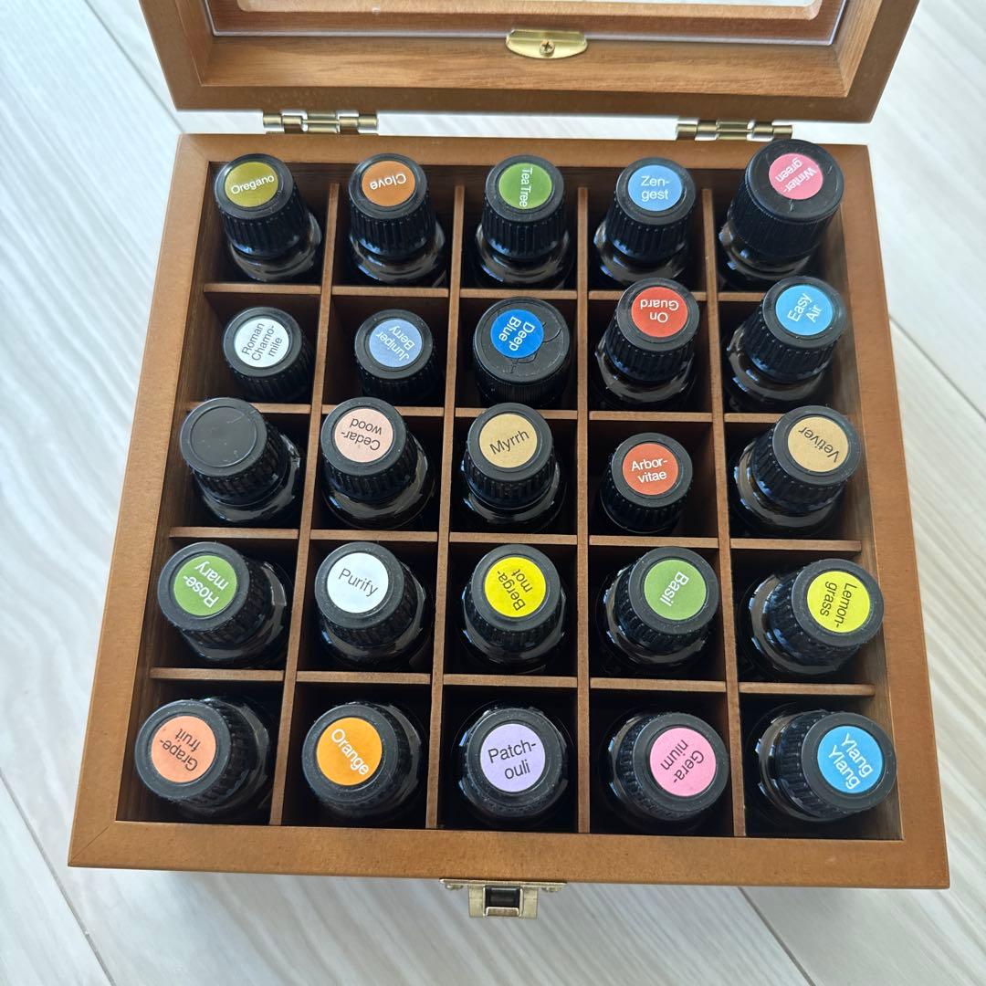 doTERRAエッシェンシャルオイル25本セット木箱