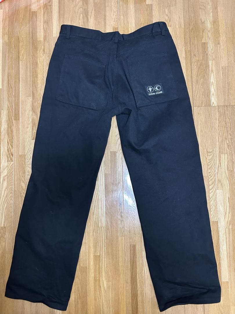 【THUG CLUB】THUG PANTS ブラック サイズ4