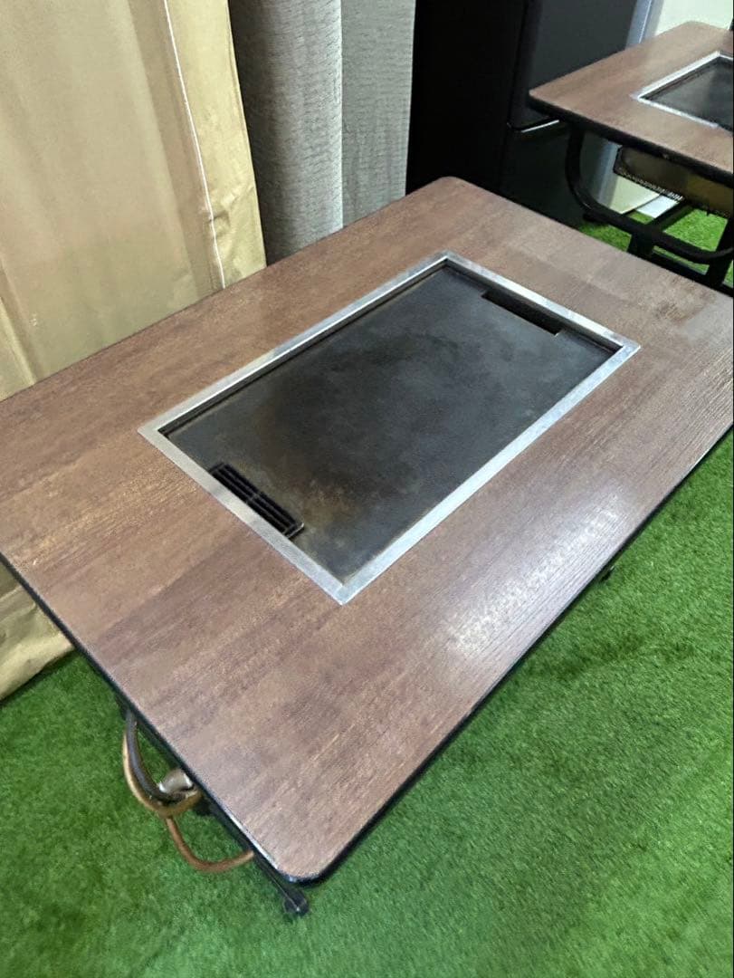 みゆき様/お好み焼きテーブル　動作ok 都市ガス13A用　鉄板　厨房機器