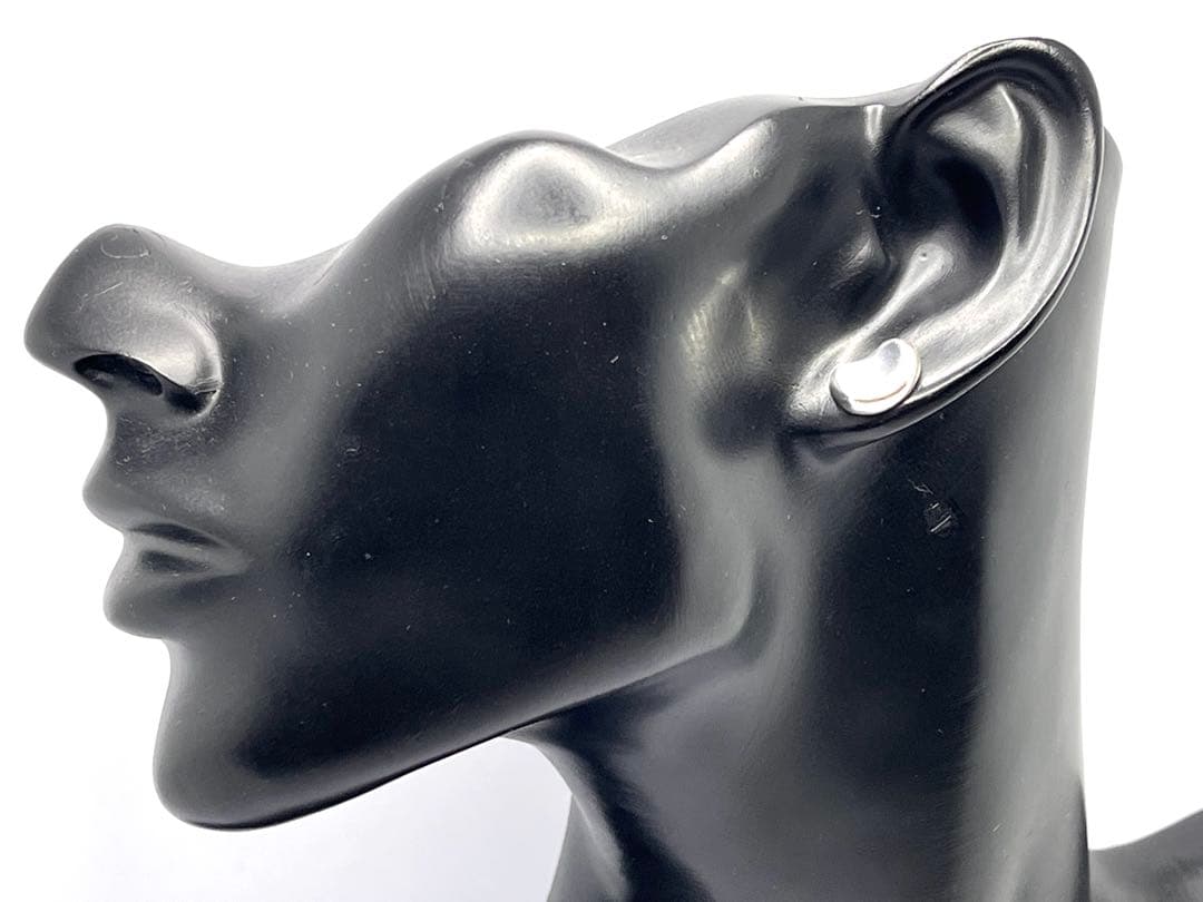 c865 ティファニー　ビーン　ピアス　シルバー　925 片側　ビーンズ