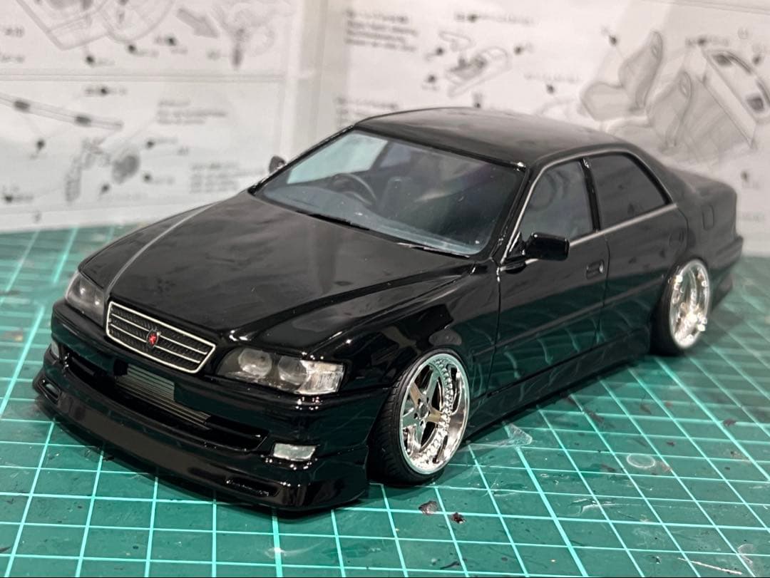 アオシマ 1/24 VERTEX JZX100 チェイサー 完成品