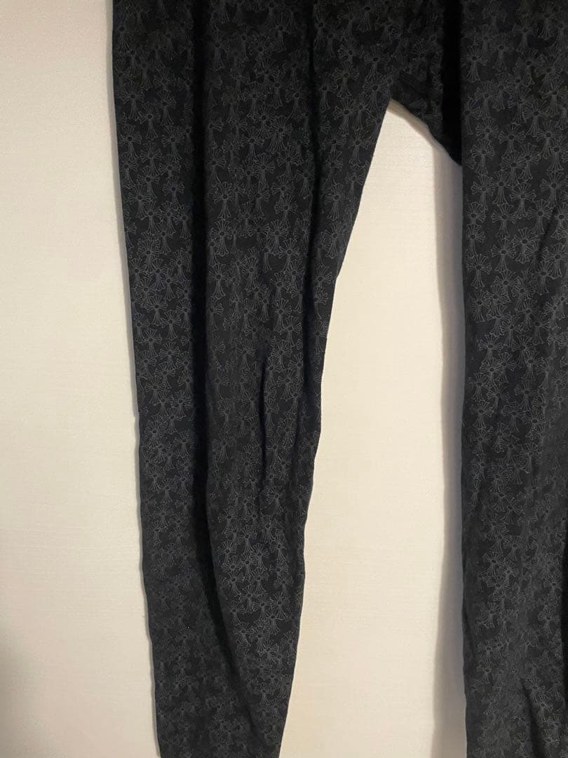 紺*様 クロムハーツ chrome heats セメタリークロス レギンス ホー